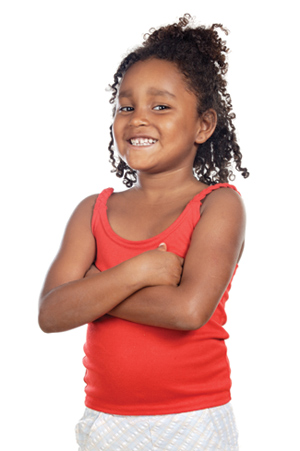 African American Girl Smiling - Pediatric Dentist